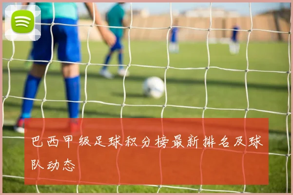 巴西甲级足球积分榜最新排名及球队动态